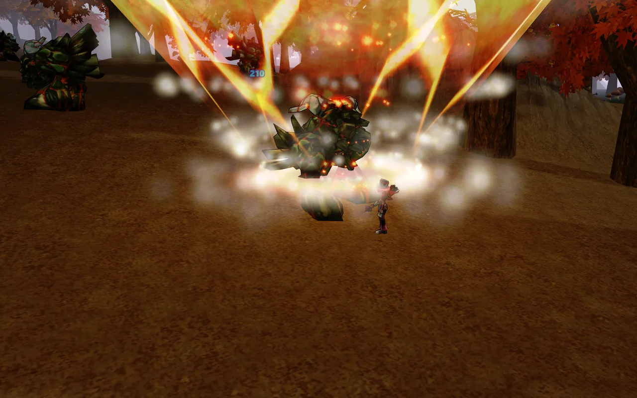 Skill combo in combat in Floating Realms