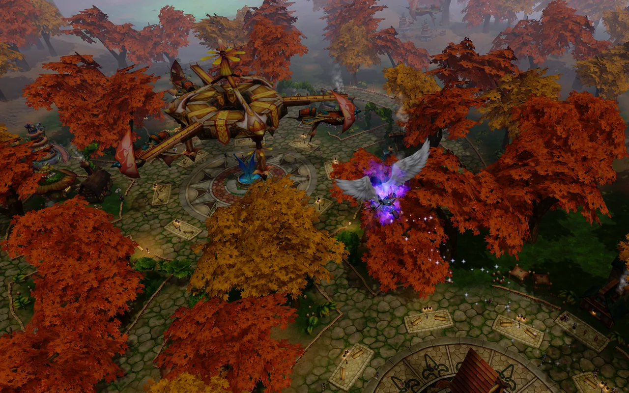 Flying between floating islands in Floating Realms